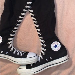 Converse knee high shoes